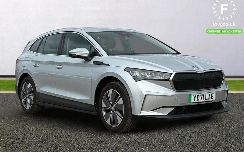 Silver Used 2021 Skoda Enyaq iV Loft SUV | £17,799 (Fair price) - Image 1/4