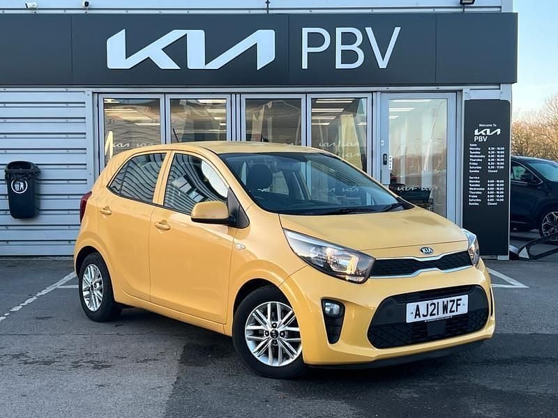 Yellow Used 2021 Kia Picanto Hatchback | £8,195 (Good price) - Image 1/4