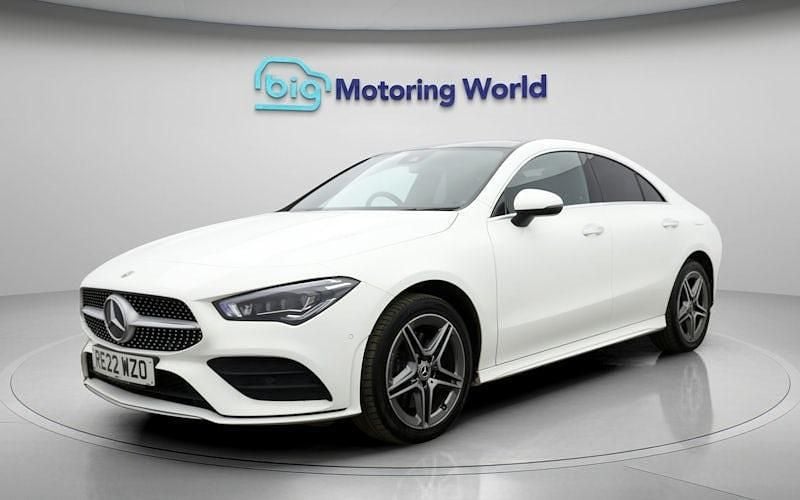 Used Mercedes CLA250e AMG Line Premium Plus 259 HP (190 kW) 2022 White Sedan