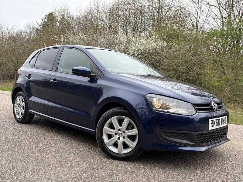 Used VW Polo SE 85 HP (62 kW) 2010 Blue Hatchback