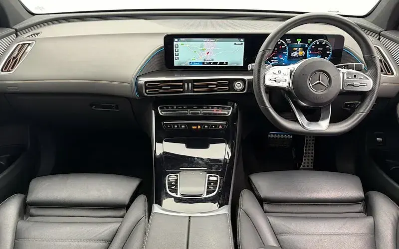 Used Mercedes EQC400 AMG line 300 kW (408 HP) 2022 Blue SUV