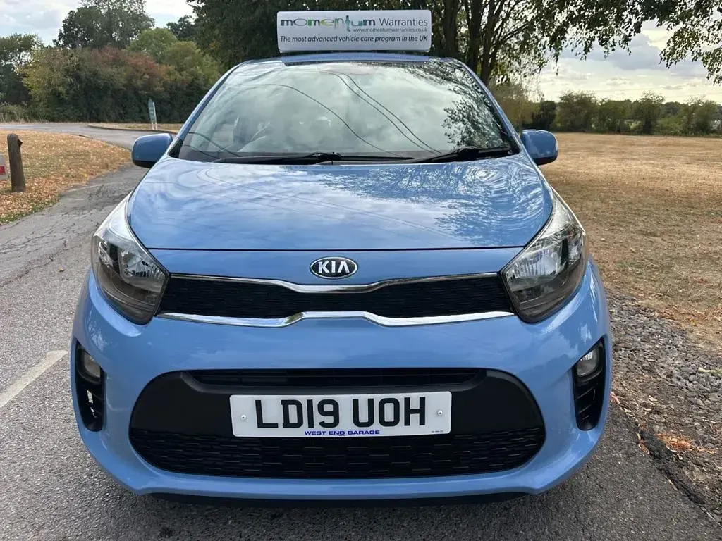 Used Kia Picanto 66 HP (48 kW) 2019 Blue Hatchback