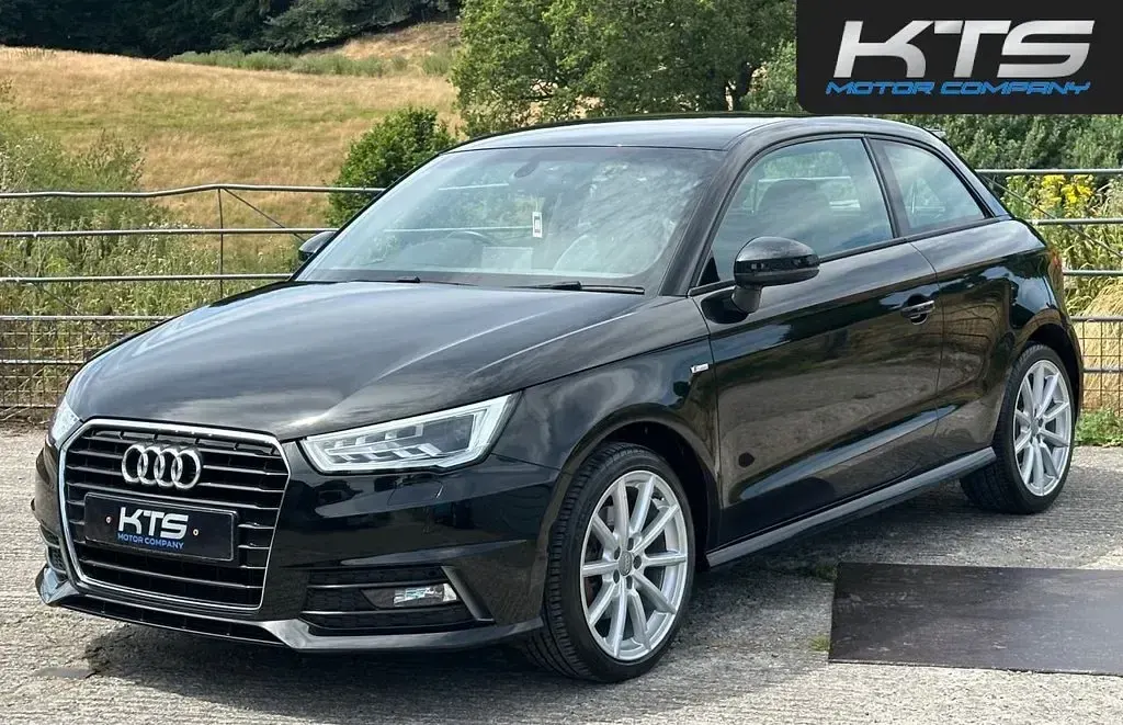 Used Audi A1 S-Line 125 HP (91 kW) 2016 Black Hatchback