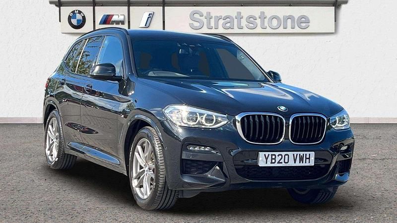 Black Used 2020 BMW X3 M Sport SUV | £24,299 (Fair price) - Image 1/3