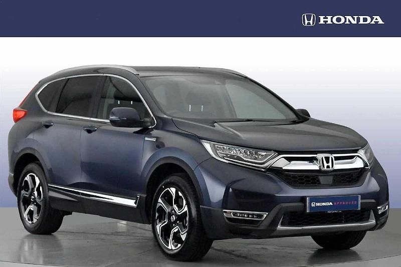 Solid midnight blue Used 2020 Honda CR-V Hybrid SUV | £24,249 (A bit pricey) - Image 1/4