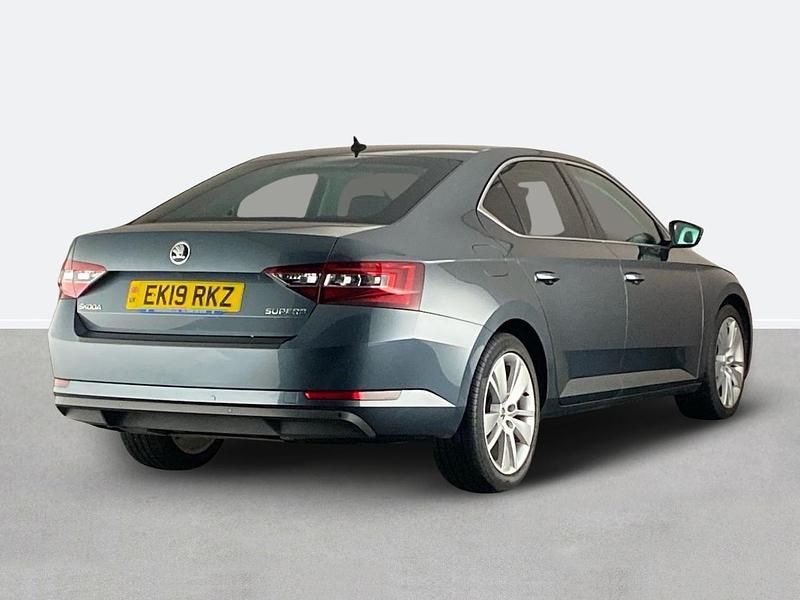 Used Skoda Superb SE L Executive 150 HP (110 kW) 2019 Grey Hatchback