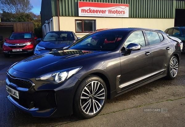 Grey Used 2019 Kia Stinger GT-Line Hatchback | £16,450 (Fair price) - Image 1/4