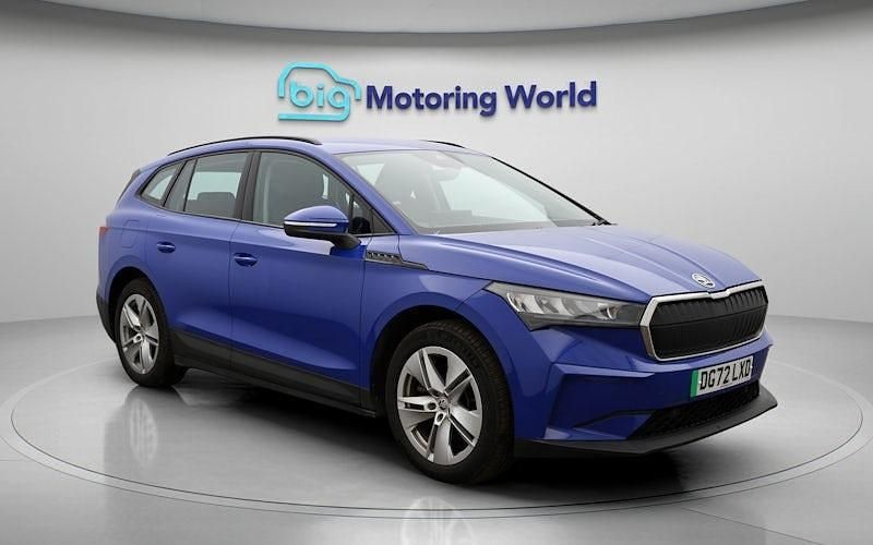 Used Skoda Enyaq iV ecoSuite 131 kW (179 HP) 2022 Blue SUV