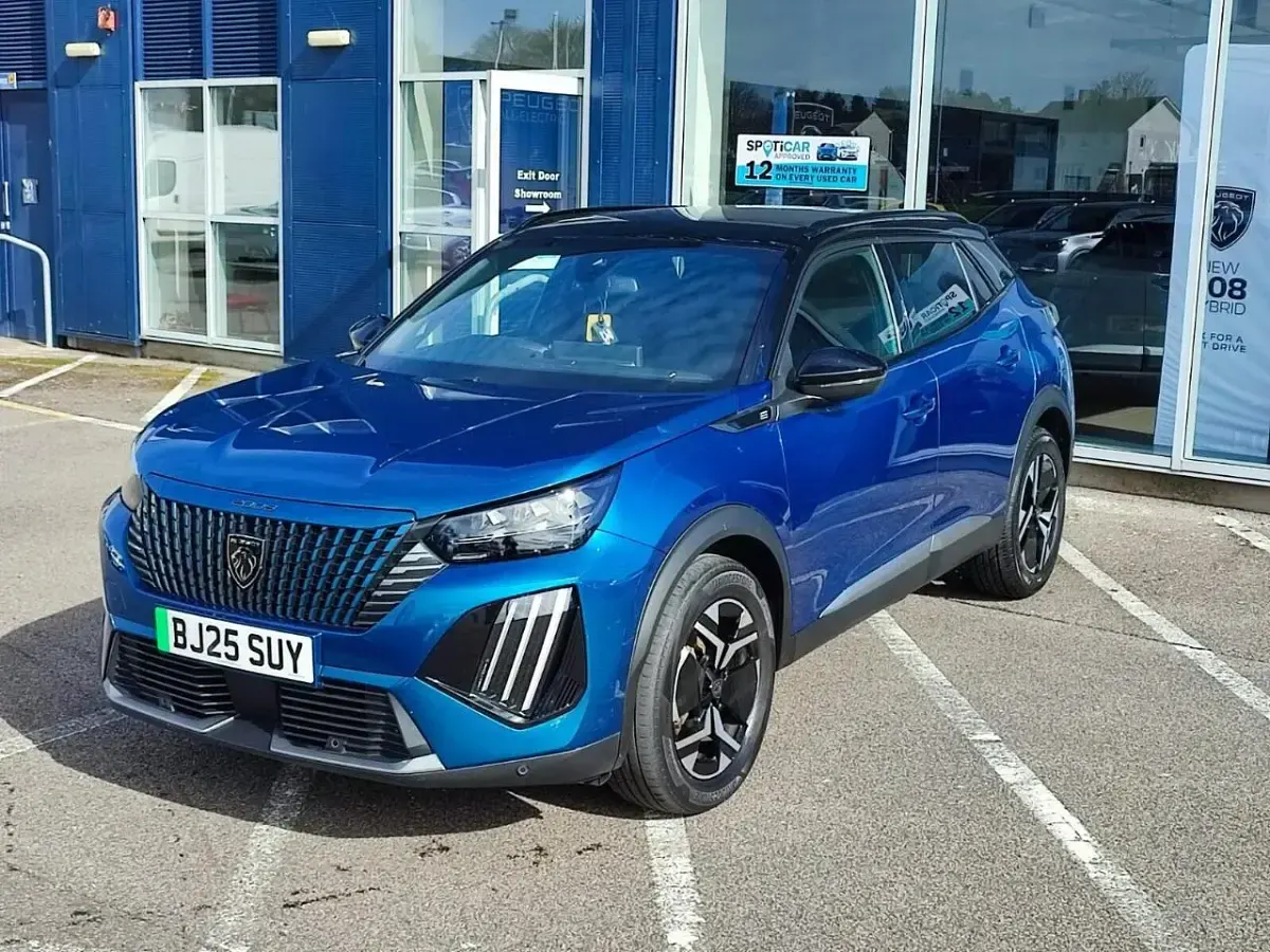 Used Peugeot e-2008 GTi 100 kW (136 HP) 2025 Blue SUV