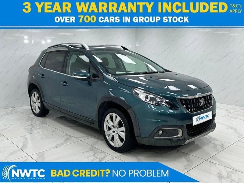 Green Used 2017 Peugeot 2008 Allure SUV | £6,795 (Fair price) - Image 1/4