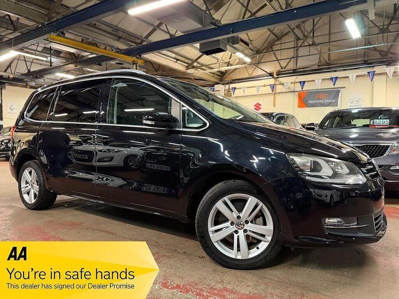 Black Used 2025 VW Sharan SE MPV | £11,989 - Image 1/4
