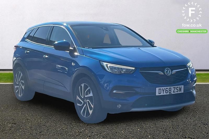 Used Vauxhall Grandland X Elite 130 HP (95 kW) 2018 Blue SUV