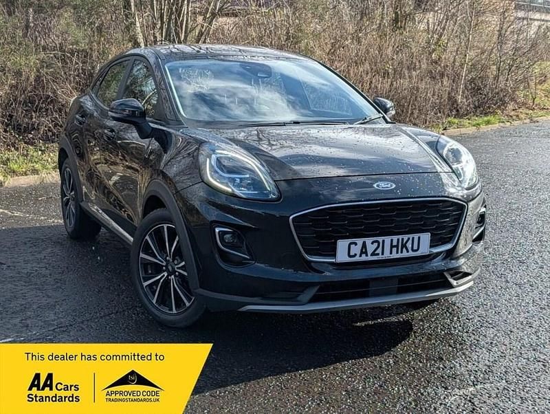 Used Ford Puma Titanium 125 HP (91 kW) 2021 Black SUV