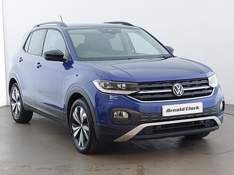 Used VW T-Cross Black Edition 110 HP (80 kW) 2022 Blue SUV