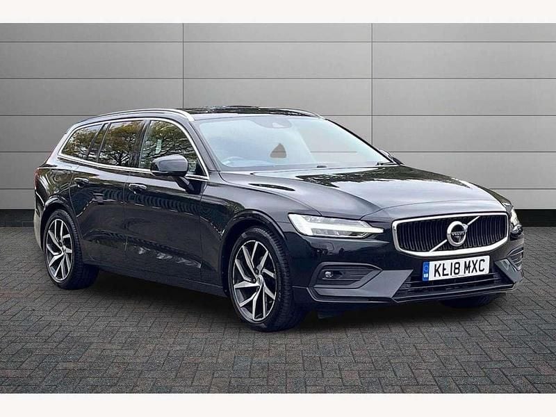 Black Used 2018 Volvo V60 Momentum Estate | £15,990 (Fair price) - Image 1/2