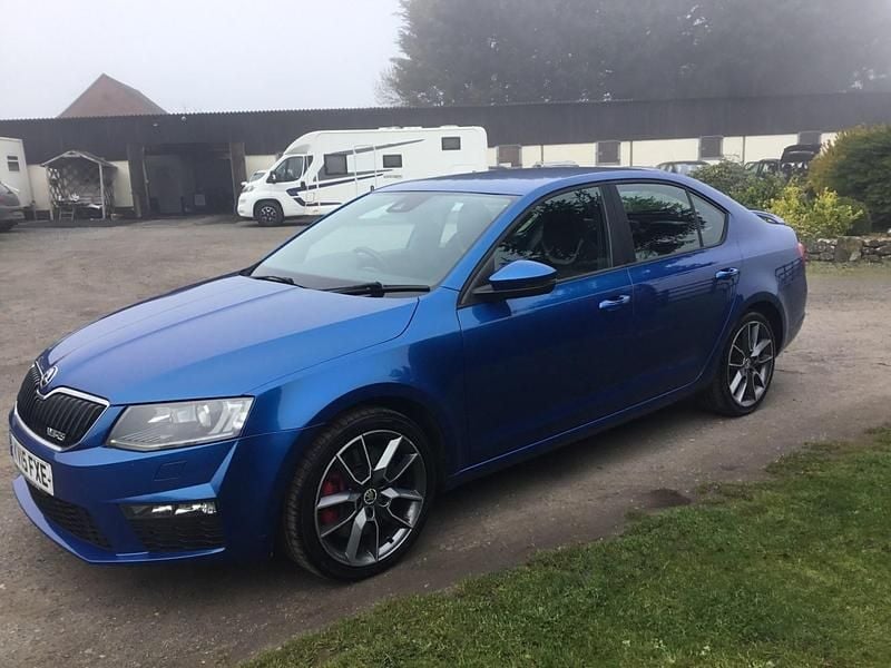 Used Skoda Octavia vRS 2015 Blue Hatchback
