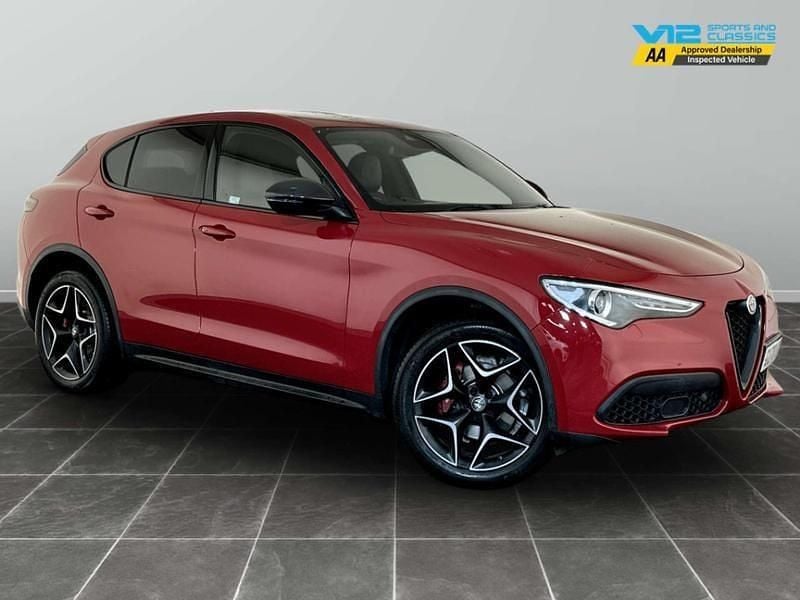 Red Used 2020 Alfa Romeo Stelvio Ti SUV | £19,495 (Good price) - Image 1/2