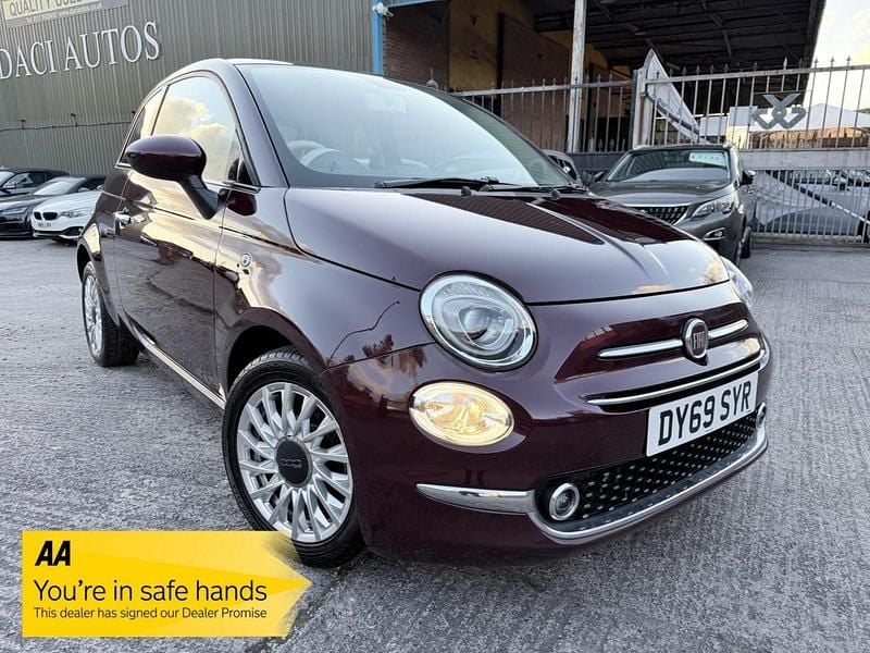 Usado Fiat 500 Lounge 85 HP (62 kW) 2020 Vermelho Citadino