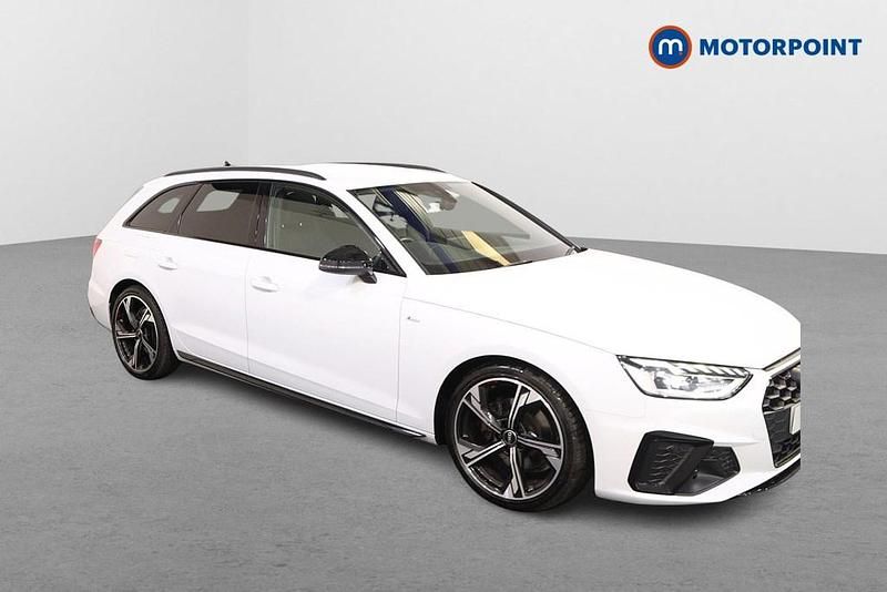 White Used 2022 Audi A4 Black Edition Estate | £22,499 (Good price) - Image 1/4