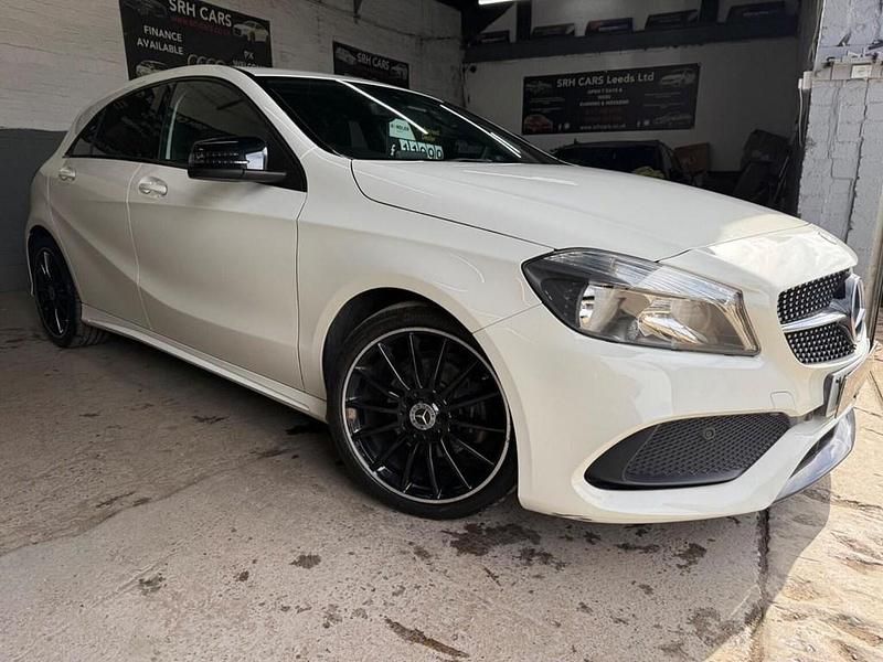 Used Mercedes A180 AMG line 2017 White Hatchback