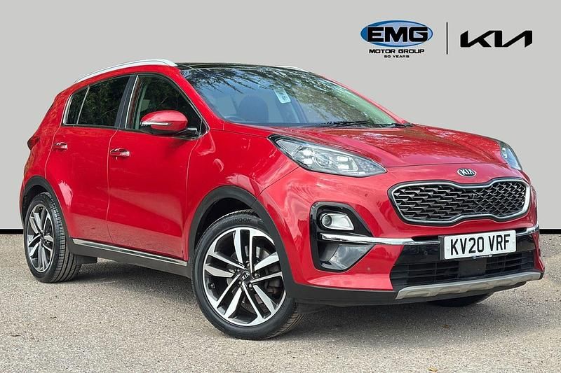 Red Used 2020 Kia Sportage 4 SUV | £16,499 (Fair price) - Image 1/3