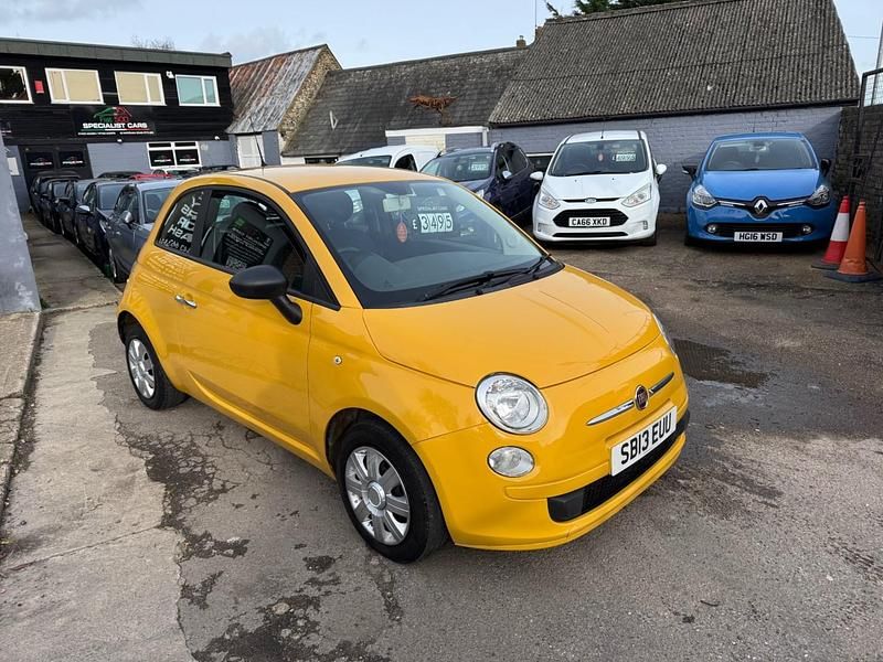 Used Fiat 500 Pop 2013 Yellow Hatchback