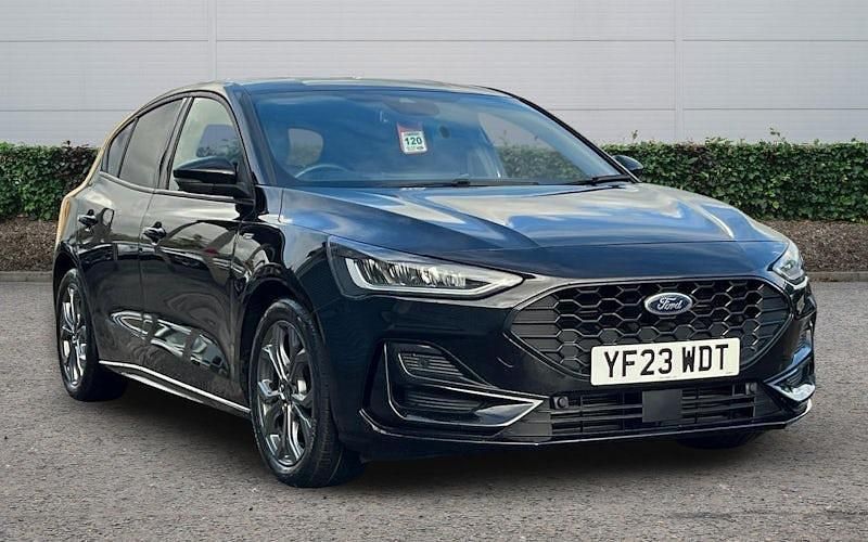 Black Used 2023 Ford Focus ST-Line Hatchback | £15,530 (Fair price) - Image 1/4