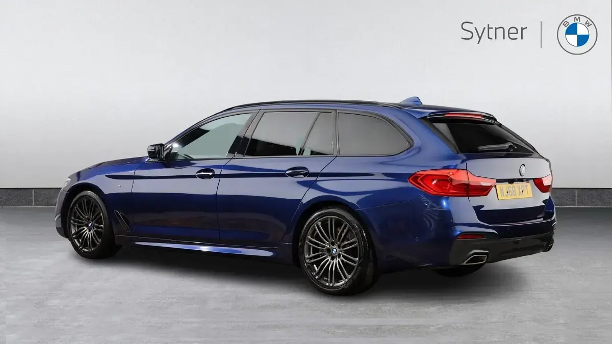 Used BMW 520 M Sport 187 HP (137 kW) 2018 Blue Estate