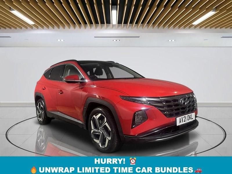 Red Used 2021 Hyundai Tucson Ultimate SUV | £19,049 (Fair price) - Image 1/4