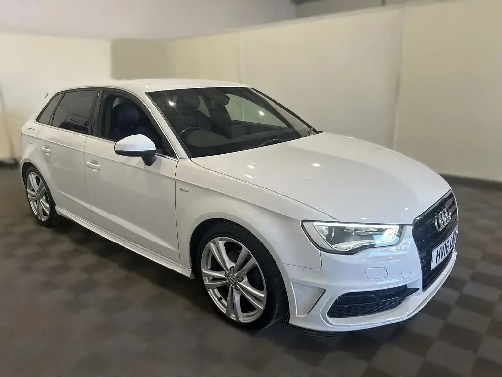 Used Audi A3 Sportback S-Line 2016 White Hatchback