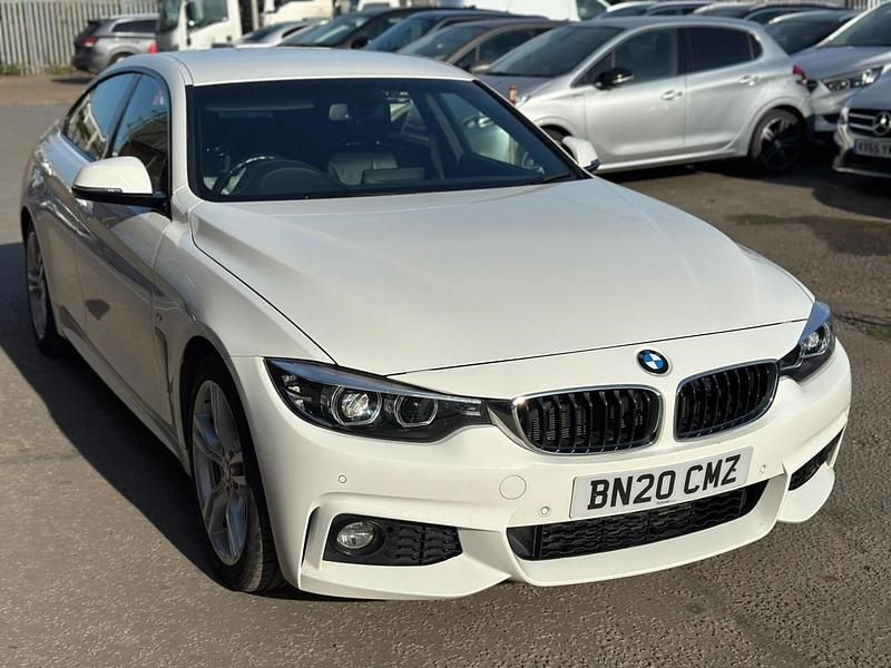 White Used 2020 BMW 420 M Sport Coupe | £16,700 (Good price) - Image 1/4