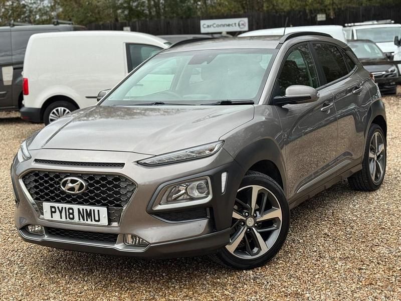 Grey Used 2018 Hyundai Kona Premium SUV | £9,995 (Fair price) - Image 1/3