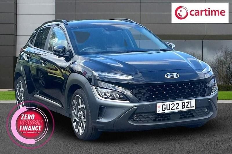 Black Used 2022 Hyundai Kona Ultimate SUV | £16,299 (Fair price) - Image 1/4