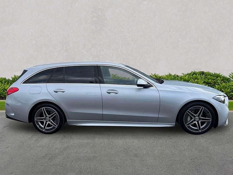 Used Mercedes C300e AMG line 2023 Silver Estate