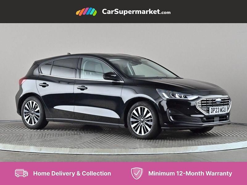 Black Used 2023 Ford Focus Titanium X Hatchback | £16,997 (Fair price) - Image 1/4