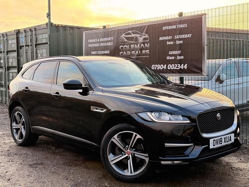 Used Jaguar F-Pace R-Sport 240 HP (176 kW) 2018 Black SUV