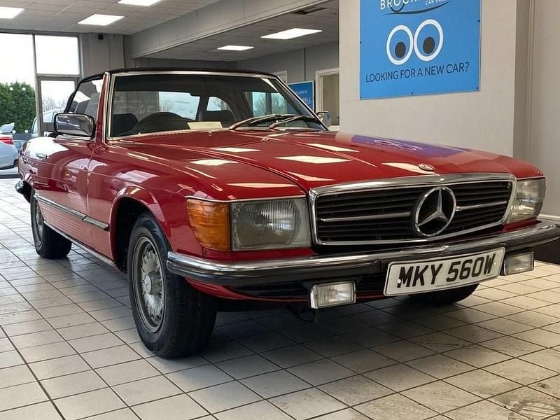 Used Mercedes SL280 185 HP (136 kW) 1981 Red Cabriolet