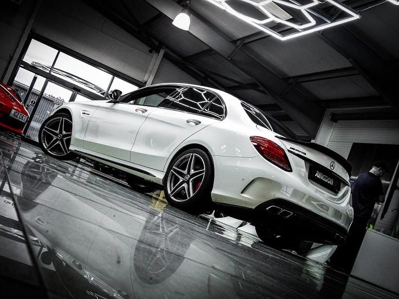 Used Mercedes C63 AMG Premium 2017 White Sedan