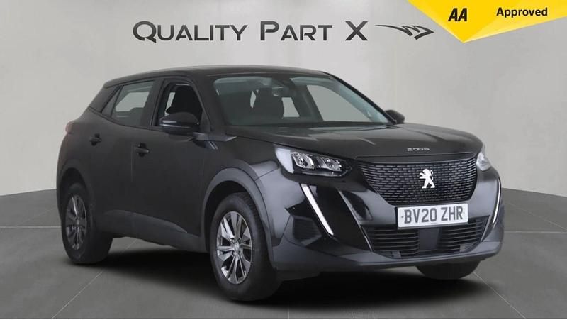 Black Used 2020 Peugeot 2008 Active SUV | £9,700 (Fair price) - Image 1/4