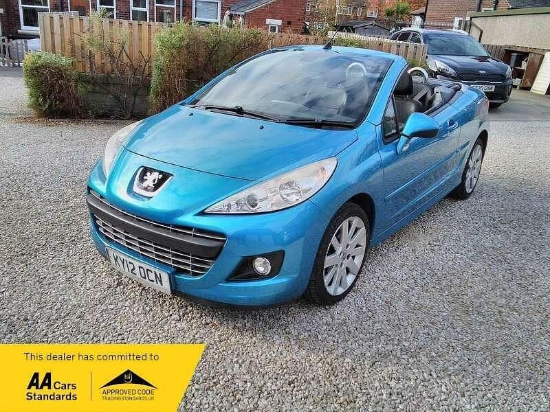 Used Peugeot 207 CC GT 113 HP (83 kW) 2012 Blue Cabriolet