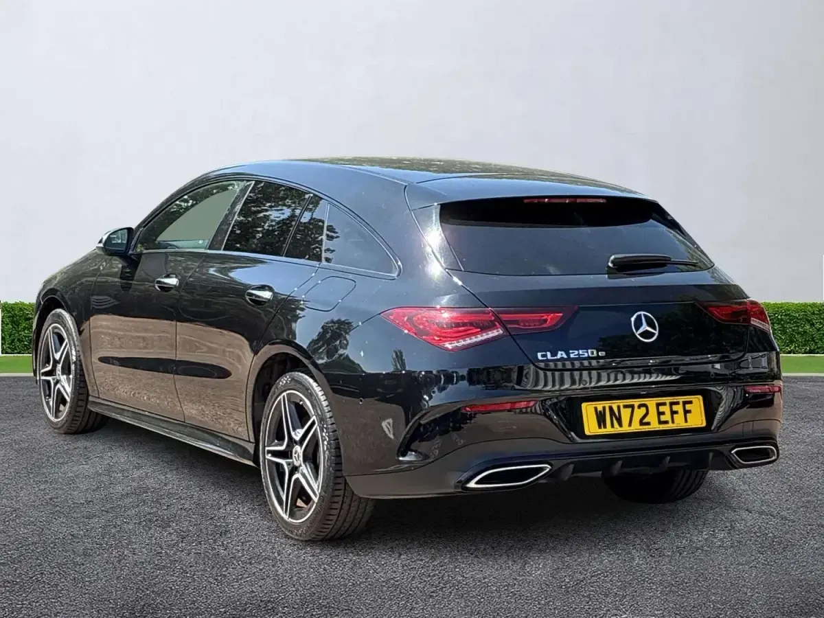 Used Mercedes CLA250e AMG Line Premium 218 HP (160 kW) 2022 Black Coupe