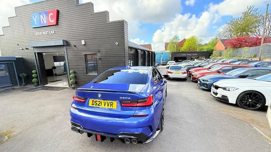 Used BMW 330e M Sport 2021 Blue Sedan