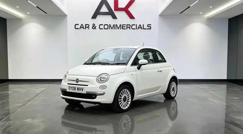 Used Fiat 500 Lounge 2008 White Hatchback