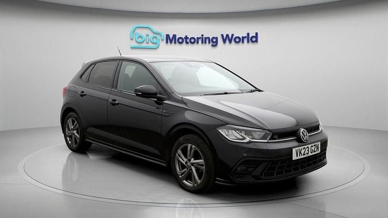 Used VW Polo R-line 94 HP (69 kW) 2023 Black Hatchback