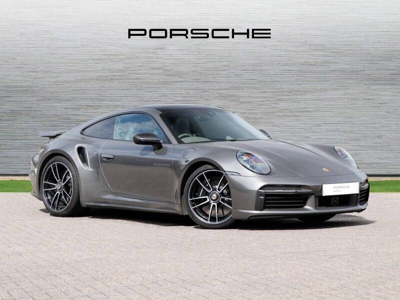 Agate grey metallic Used 2021 Porsche 911 Turbo S | £139,490 (Super price) - Image 1/4