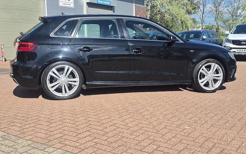 Used Audi A3 Sportback S-Line 150 HP (110 kW) 2016 Black Hatchback