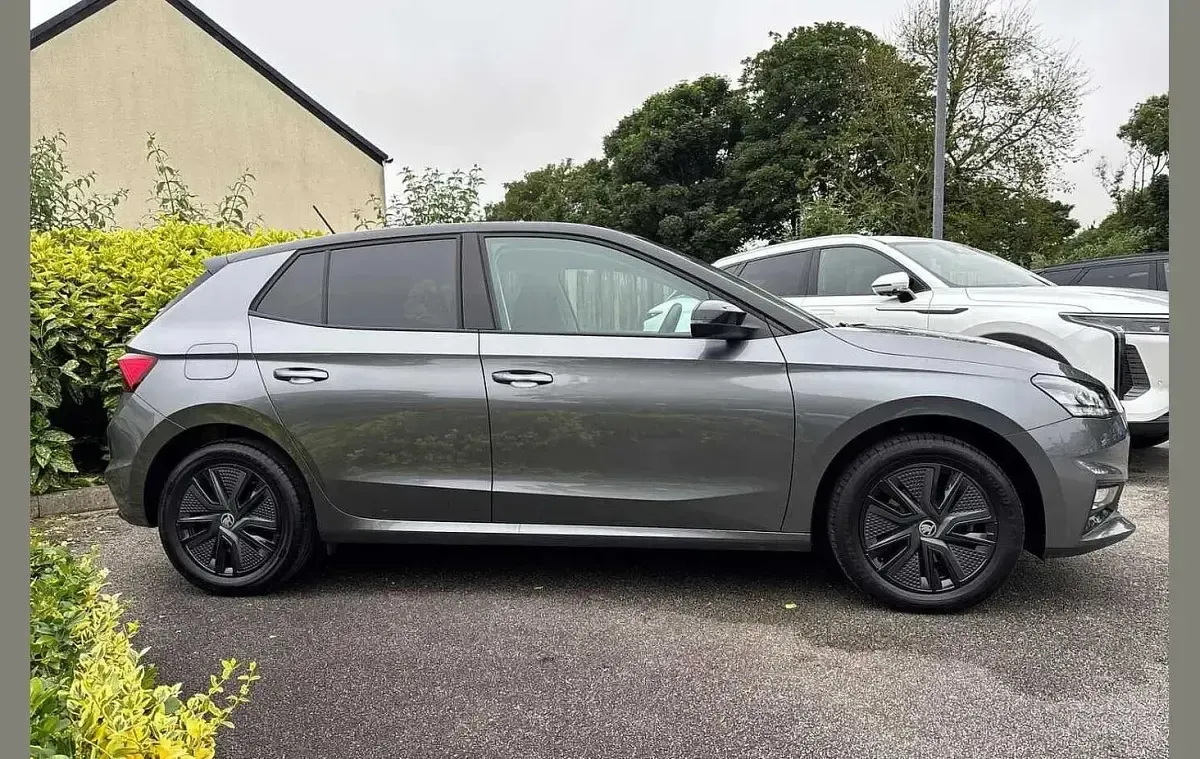 Used Skoda Fabia Design Edition 113 HP (83 kW) 2025 Graphite grey metallic black magic pearl effect Hatchback