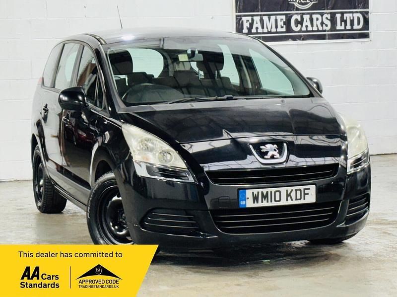 Black Used 2010 Peugeot 5008 Active MPV | £2,000 - Image 1/3