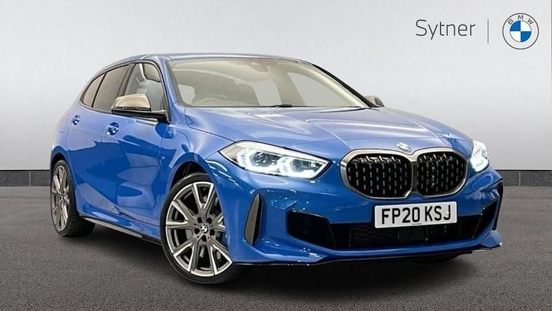 Used BMW M135 M Sport 302 HP (222 kW) 2020 Blue Hatchback
