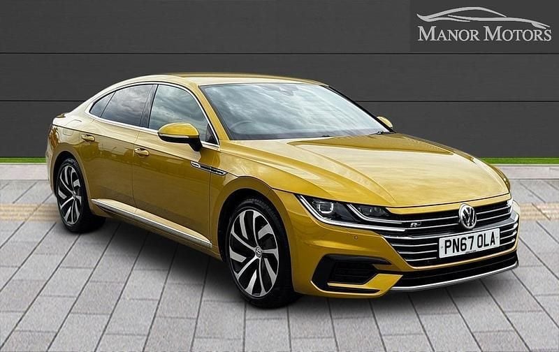 Yellow Used 2017 VW Arteon R-line Hatchback | £16,200 (Fair price) - Image 1/3